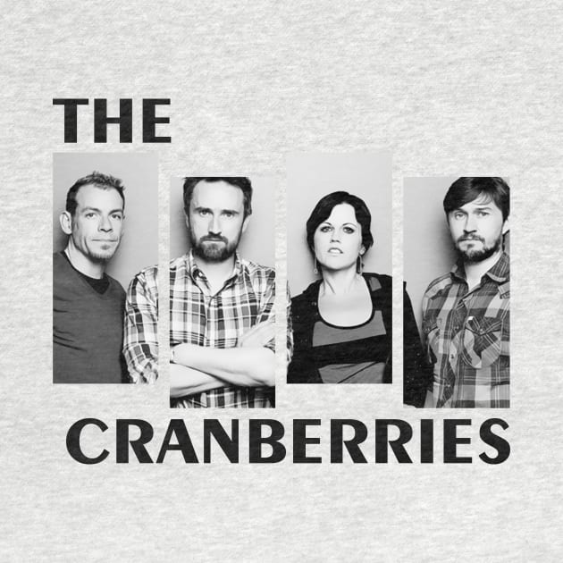 The Cranberries Square Black White by Blende Lovers